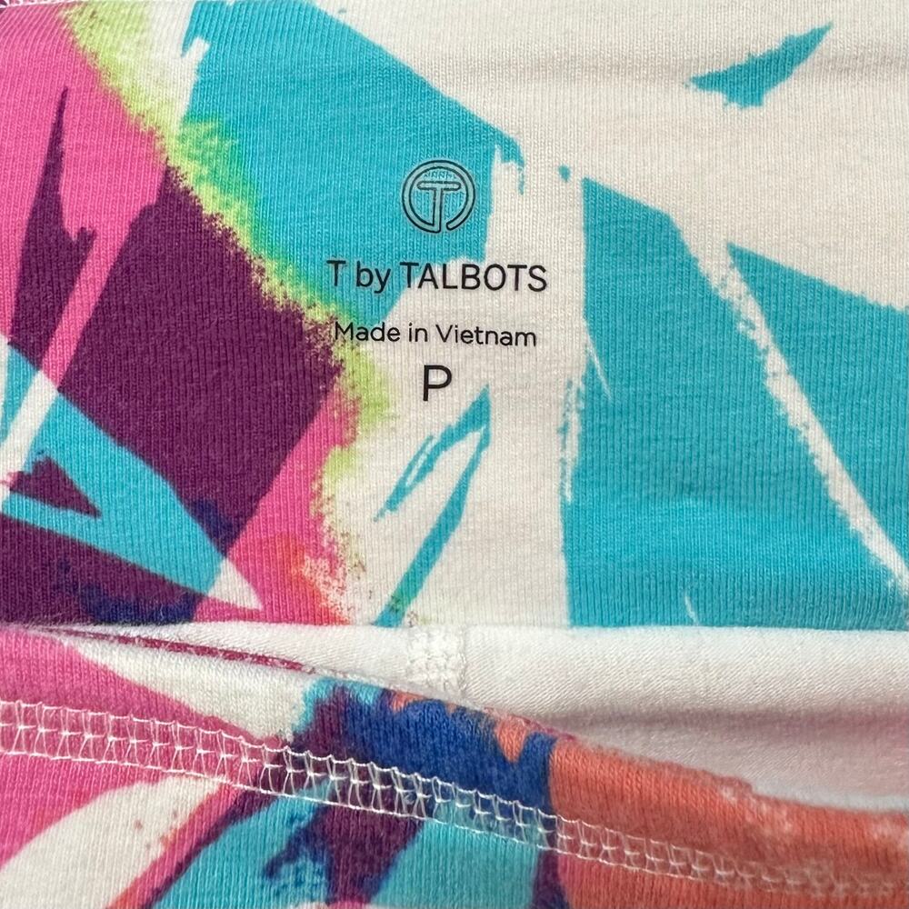 2/$15 T by Talbots Floral Everyday Stretch Skort Petite Size P - Picture 8 of 10